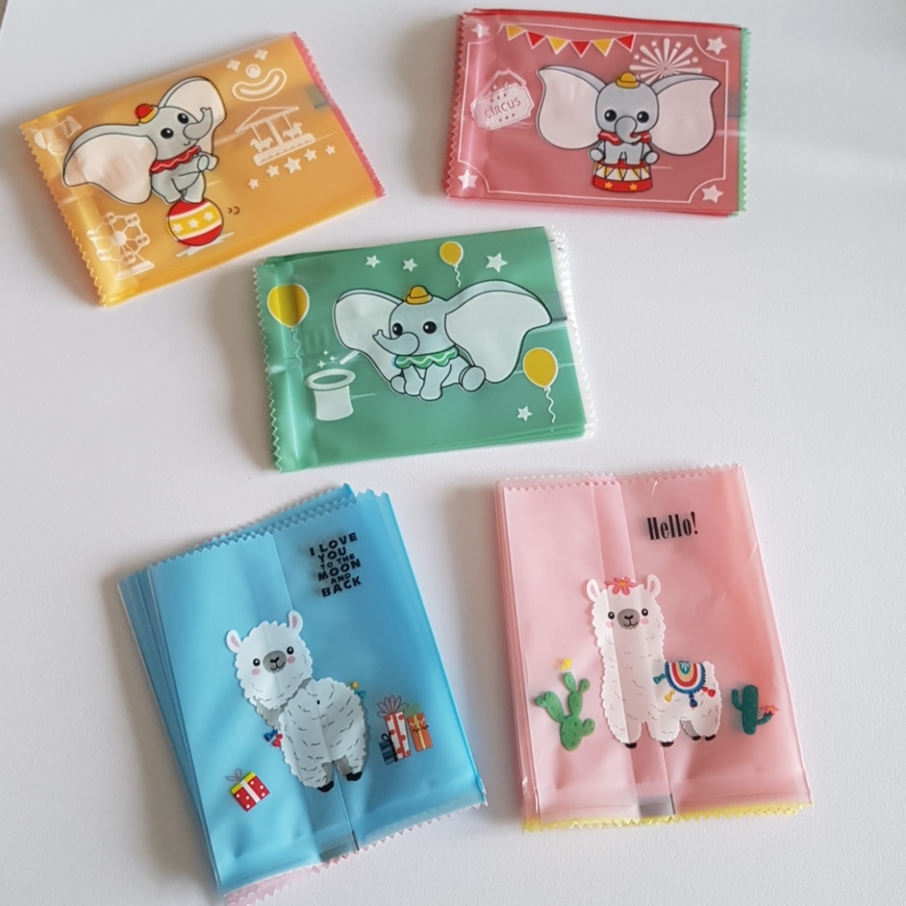 25 pcs Small Open Clear Bags Treat Bags Favor Bags 7x9.5cm